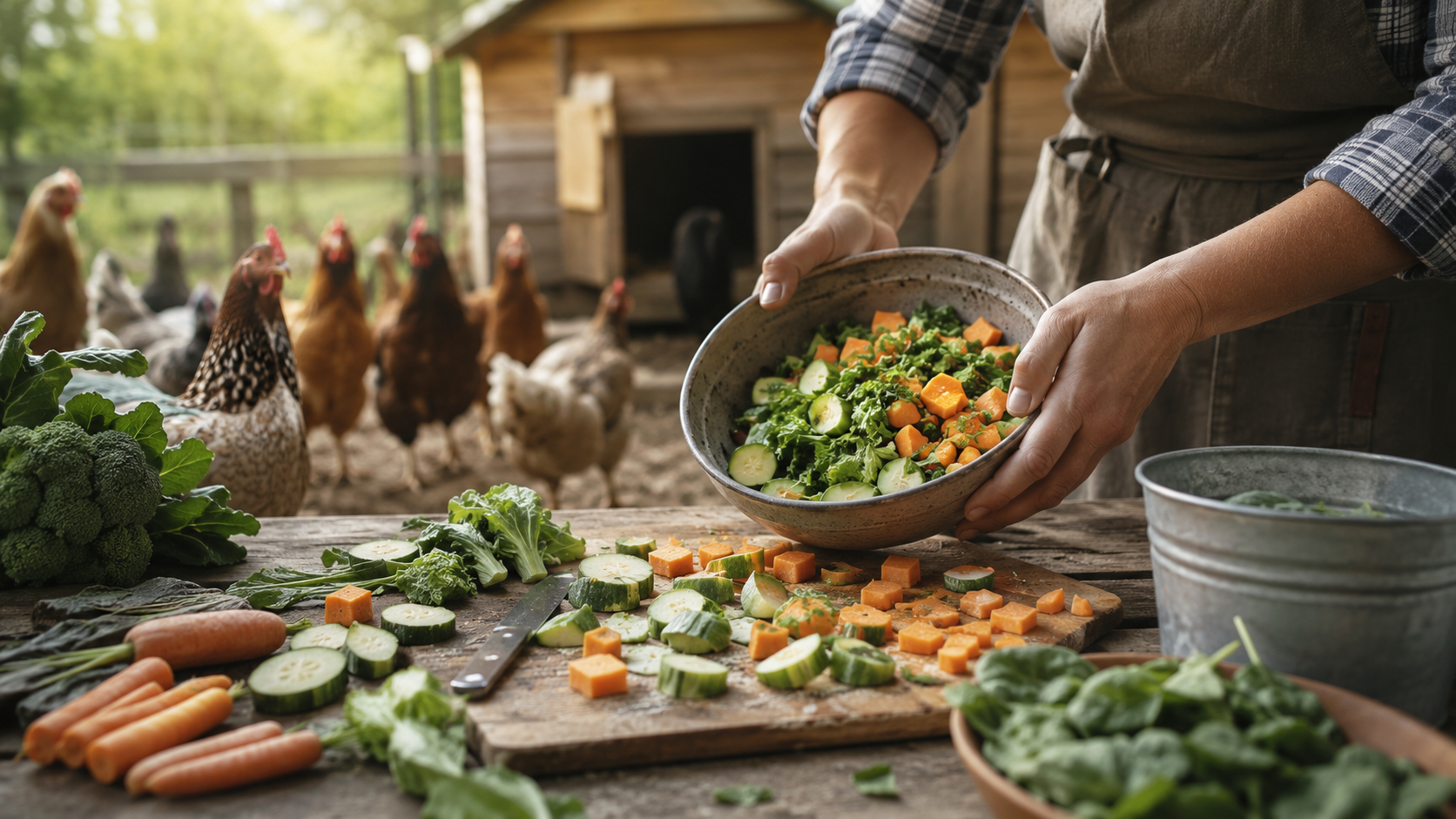 How to Customize Daily Vegetables for Your Flock