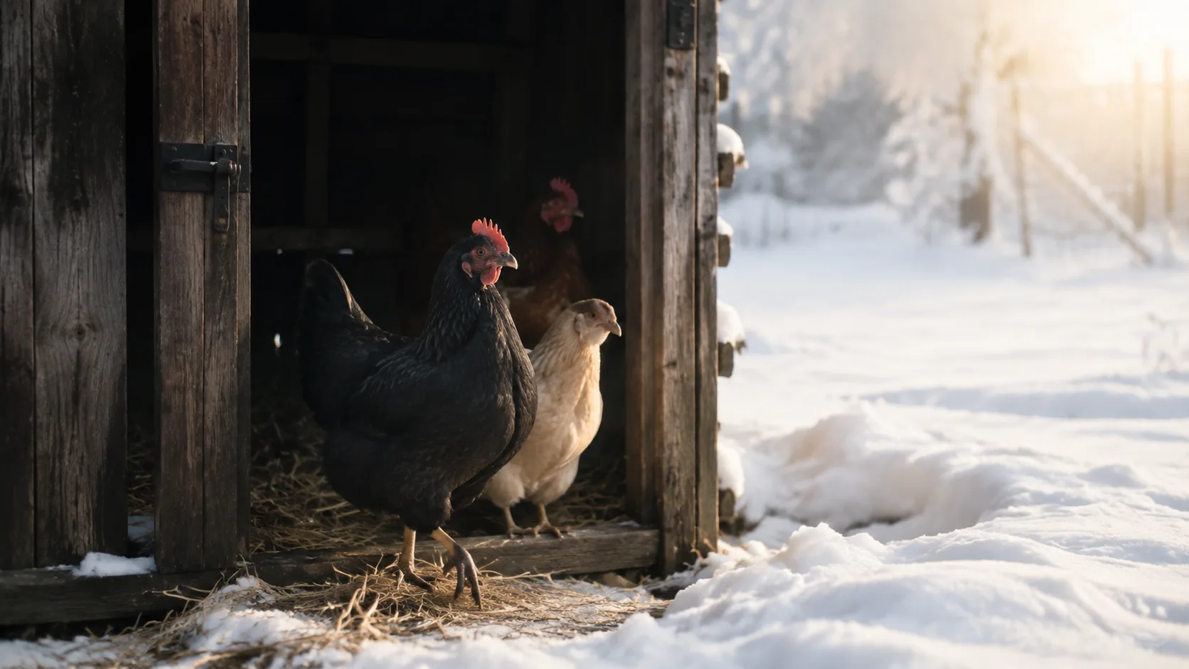 People also ask: Do chickens need heat in winter if they have a coop?