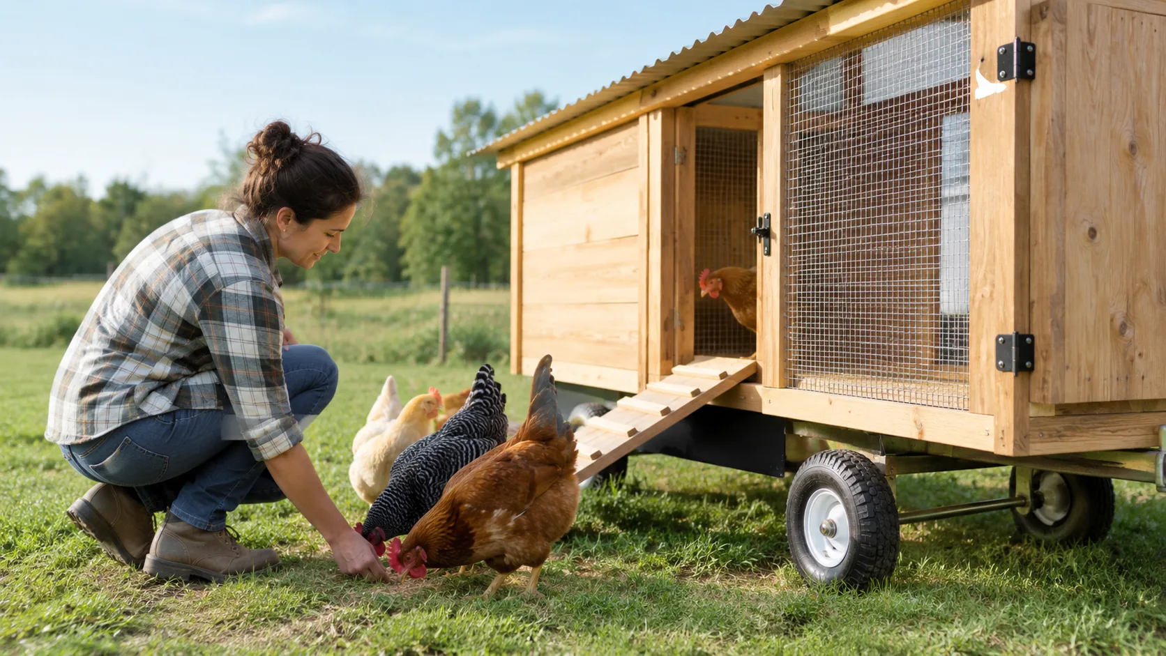 How to Adapt Moveable Chicken Coops for Your Flock