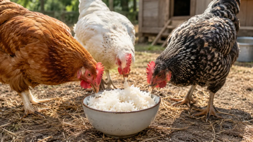 Can I Feed Cooked Rice to Chickens? Safe Serving Sizes and Simple Feeding Rules