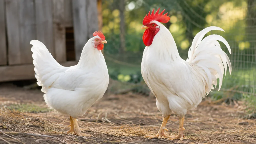 White Leghorn Hen or Rooster: How to Tell the Difference Early